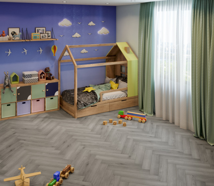 Каменный SPC ламинат Steinholz Herringbone Дахштайн STH042H (640х128х4.5 мм)