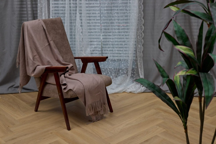 Каменный SPC ламинат Steinholz Herringbone Лайбниц STH059H (640х128х4.5 мм)