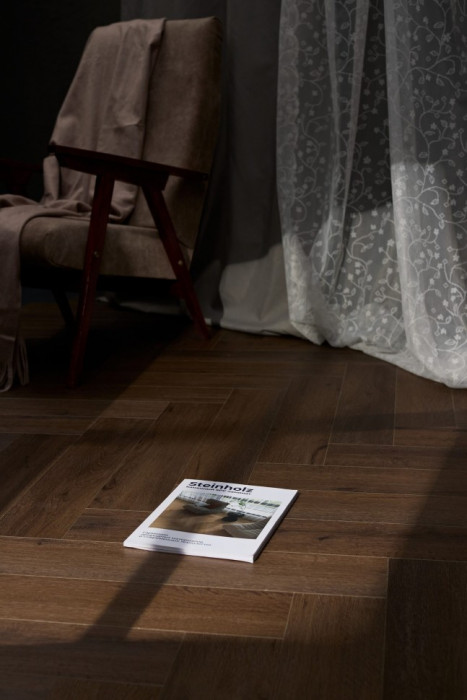 Каменный SPC ламинат Steinholz Herringbone Либе STH052H (640х128х4.5 мм)