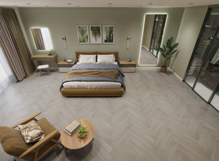 Каменный SPC ламинат Steinholz Herringbone Траун STH035H (640х128х4.5 мм)