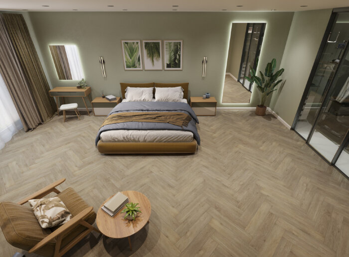 Каменный SPC ламинат Steinholz Herringbone Ульрих STH034H (640х128х4.5 мм)